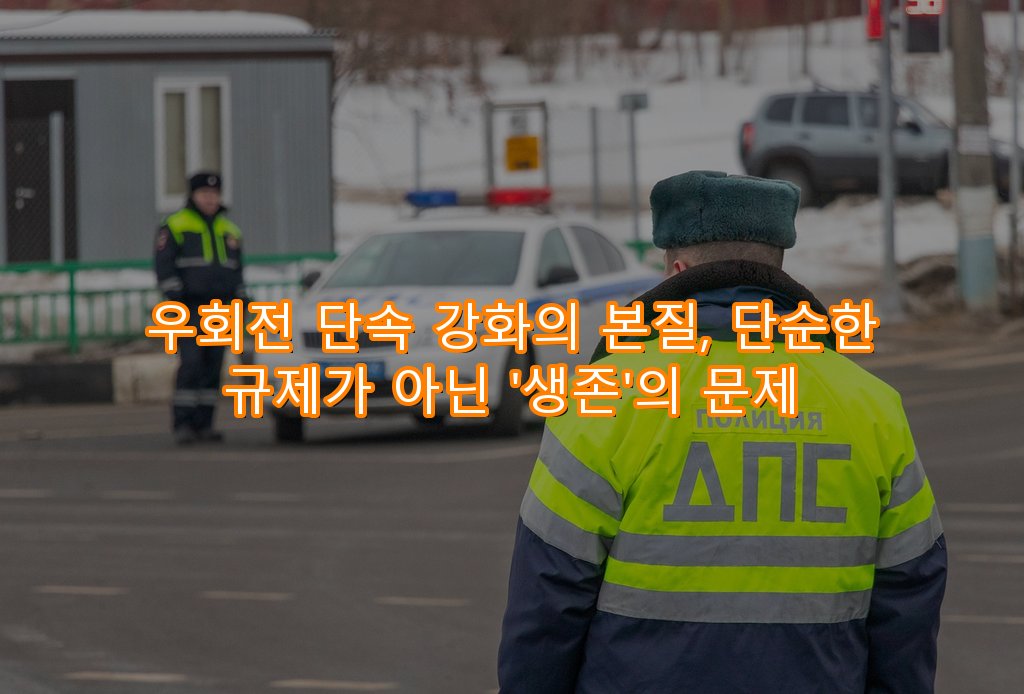 우회전 단속 강화의 본질, 단순한 규제가 아닌 '생존'의 문제